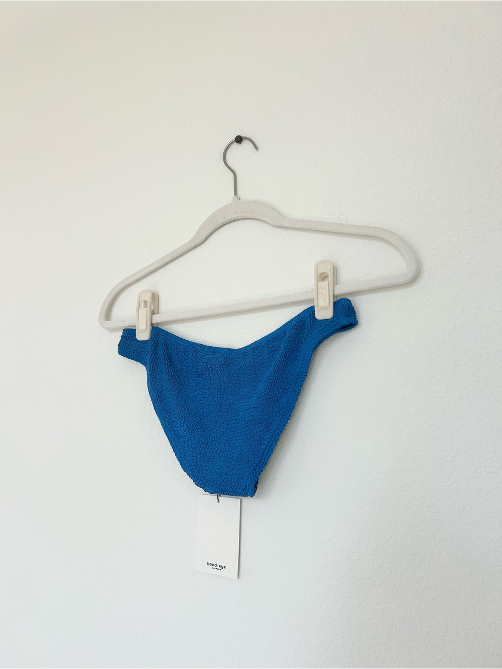 NWT Bond-Eye Blake Bandeau & Sign Brief Bikini Set in Cobalt - Picture 3 of 10